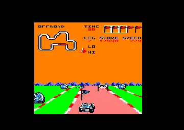 Buggy Boy (UK) (1987) screen shot game playing